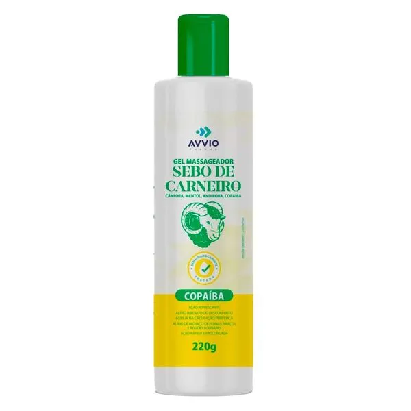 Gel Massageador Avvio Copaiba 220g