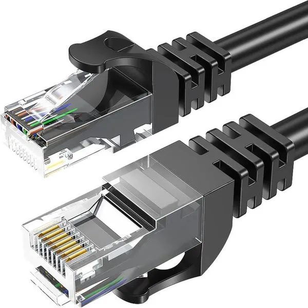 Cabo UTP Essager Patch Cord CAT6 10M Preto NW102 (MP)