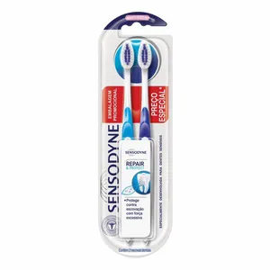 Escova Dental Repair e Protect Sensodyne Sortido 2 Unidades