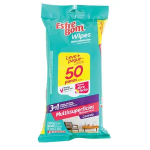 Pano Umedecido Bettanin Esfrebom Wipes Multissuperfícies 50 Peças 4683