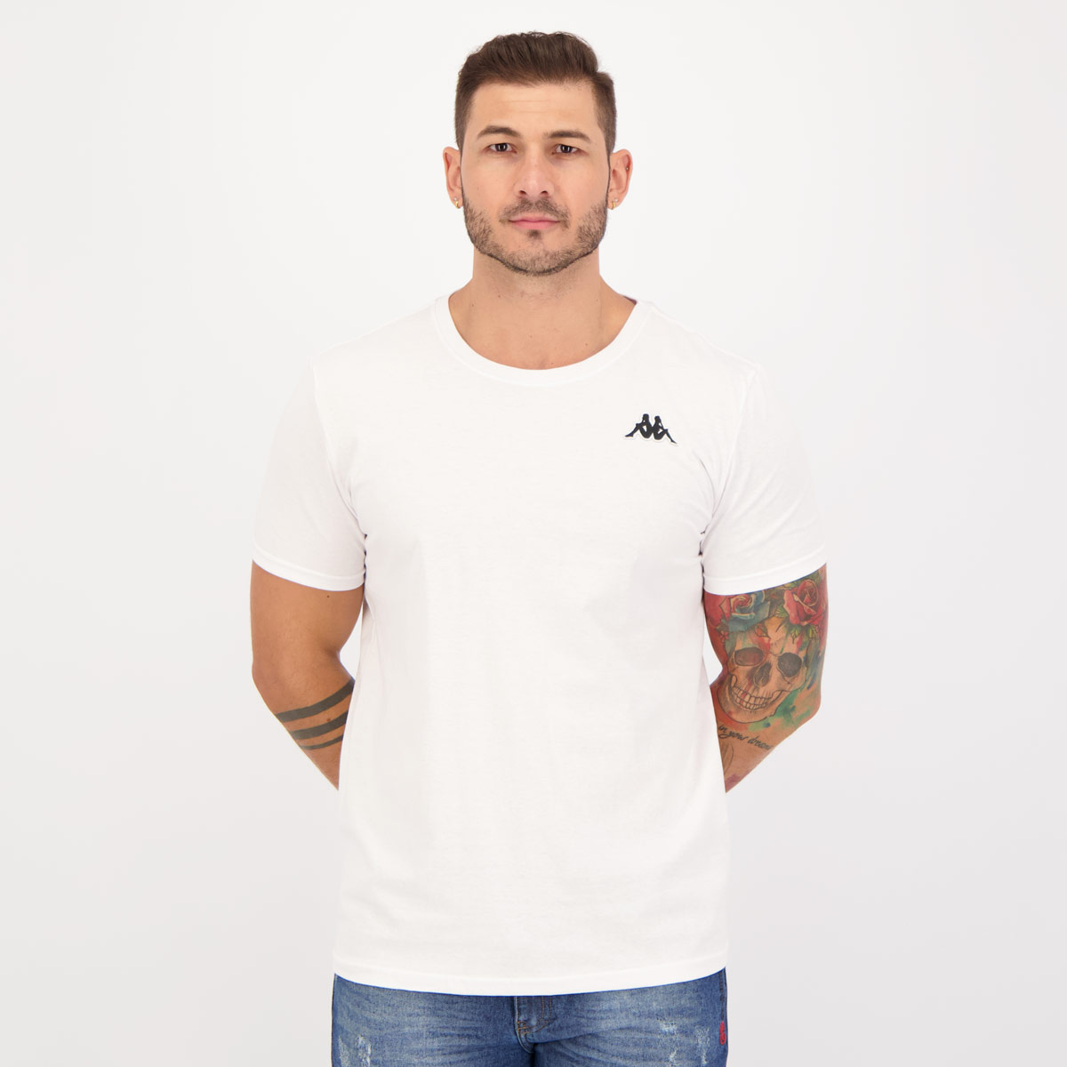 Camiseta Kappa Básica Branca