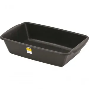 Caixa Plástica Para Massa 20 Litros 61x38x14cm Preta Vonder