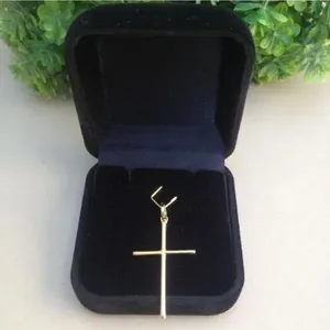Pingente Cruz Crucifixo Banhado A Ouro