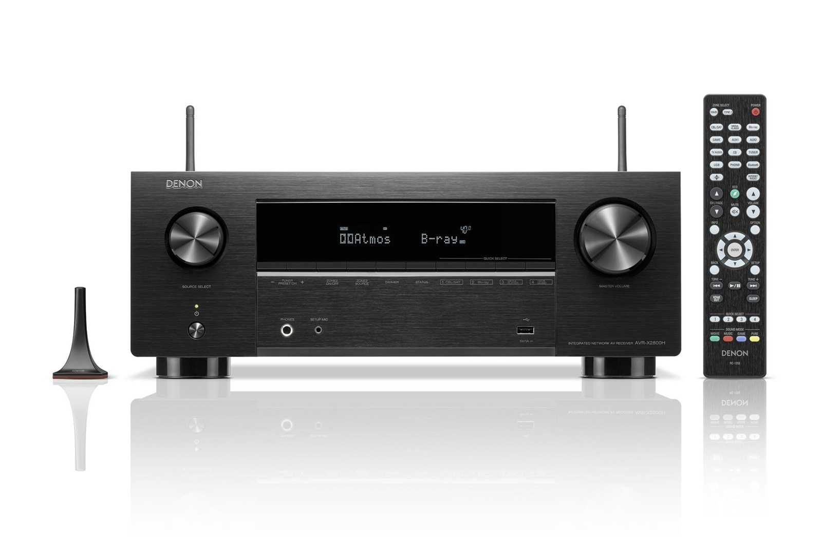 ( 220v ) Receiver Denon AVR-X2800H 7.2 Canais Dolby Atmos 8K