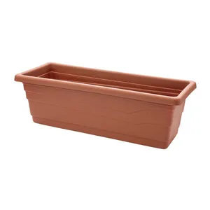 Floreira Roma Flores e Temperos Desli Marrom 44 cm