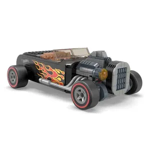 Blocos de Montar - Mega Blocks - Hot Wheels - Street Rodder - Mega Construx - 26 cm