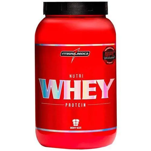 Suplemento Nutri Whey Protein Integralmédica Sabor Chocolate 907g