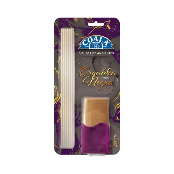 Difusor De Aromas Coala Orquídea Negra 100ml DIFUSOR DE AROMAS COALA ORQUIDEA NEGRA 1