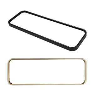 Espelho Decorativo Retangular Bela Casa Sortida Plastico PP E Vidro 29,8x10x1,5cm LM3731BEL - HoneyHome