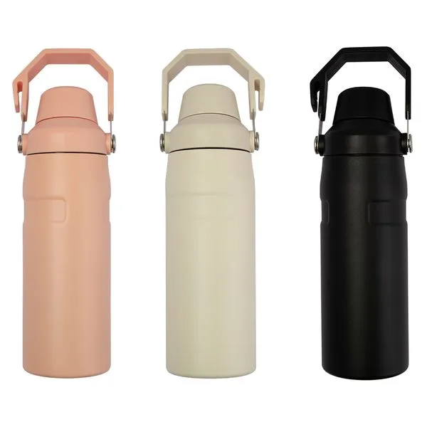 Squeeze 600ml Alça Transporte Inox Sortida 10x7,5x23,5cm LM4317 - honeyhome