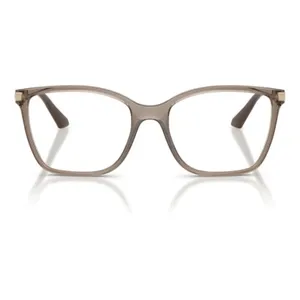 Armação de Óculos de Grau Vogue Eyewear VO5654 Feminino Quadrado Acetato Marrom Translúcido