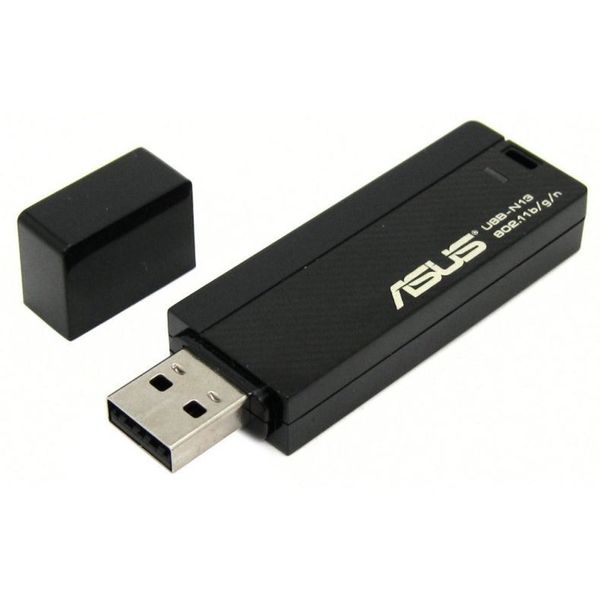 Adaptador Wireless - USB 2.0 - Asus N300 - Preto - USB-N13 (C1)