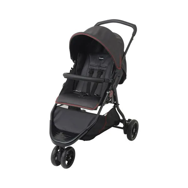 Carrinho De Passeio - Burigotto - CR3 Gray Red - Até 15Kg - Cinza