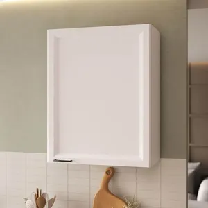 Armário Aéreo 1 Porta 60cm Soho CabeCasa MadeiraOriginals Branco Branco