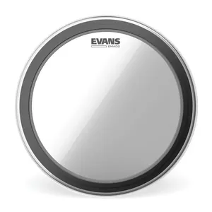 Pele Batedeira para Bumbo EMAD2 BD20EMAD2 20 Polegadas Filme Duplo Transparente Evans Pele Batedeira Bumbo EMAD2 BD20EMAD2 20 Pol Filme Duplo Transparente Evans