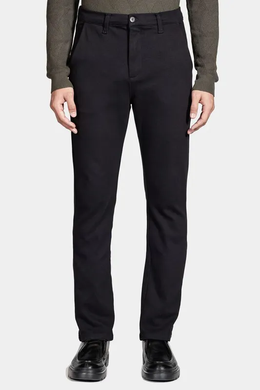 Calça Chino Color Regular Comfort Preto - 44