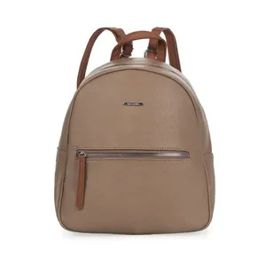 Mochila Feminina Media Iolanda Taupe/Caramelo 0223029837001