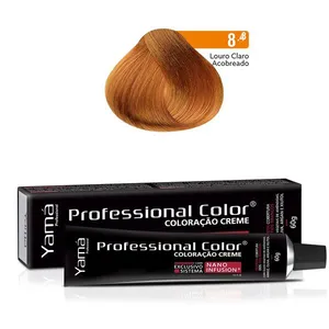 Coloração Professional Color Nano Infusion 8.4 Louro Claro Acobre Yamá
