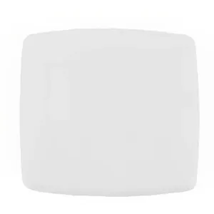 Placa 4x4 Cega com Suporte Branco - DC-8100/39 - DICOMPEL