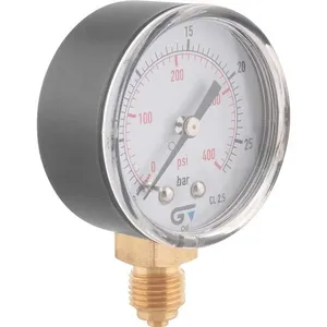 Manômetro Vertical 1/4" BSP 400PSI 50mm ABS 3820 025 - Genebre
