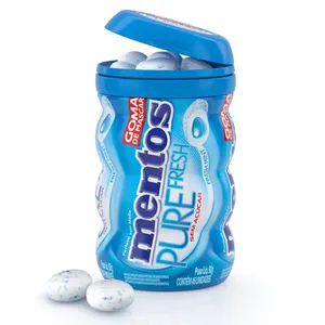 Goma de Mascar Mentos Fresh Mint Garrafa 92g