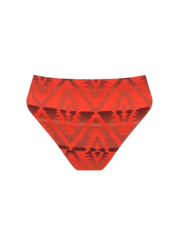 Hot Pants Estampada Navajo VERMELHO P