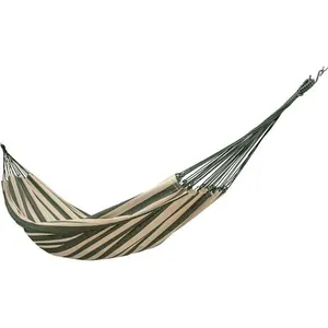 Redes de Dormir Terra e Sol Verde Musgo com Bege