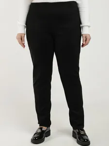 Calça Suede Plus Size Feminina PRETO G1
