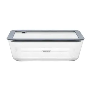 Pote Tramontina Vittra Vidro Com Tampa De Silicone 2,6L (MP)