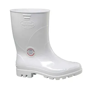 Bota de PVC Cano Médio Branca com Forro Maxisola CCBP3 506 - CALFOR 43