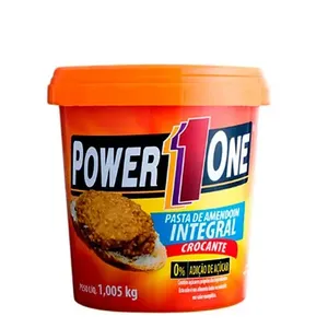 Pasta de Amendoim Crocante Power1One 1Kg