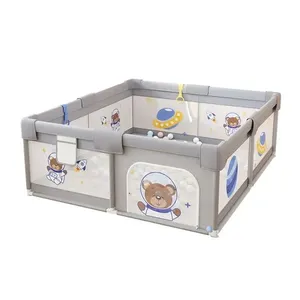 Cercadinho Grade De Proteção Infantil Desenho Chiqueirinho URSO AZUL