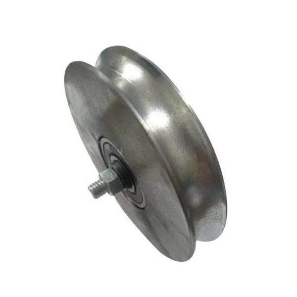 Roldana Ferro Maciça 50mm Tipo U Redonda 1-2 C- Parafuso - Fabricação Cnc