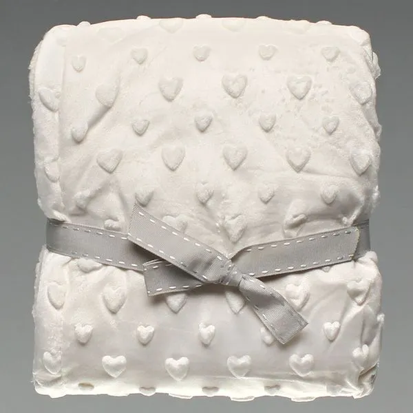 Cobertor Sherpa Dots Branco