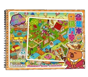 Livro Com Adesivo Cenário 3d Capivara