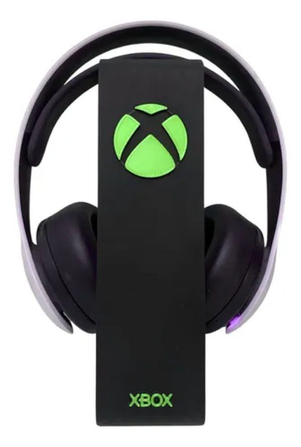 Headset Gamer Suporte Fone de Ouvido para Video Game Xbox Logo Verde