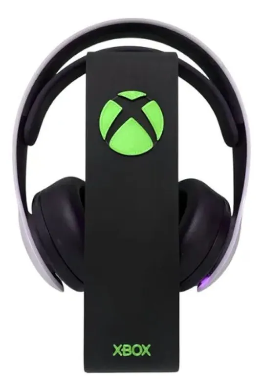 Headset Gamer Suporte Fone de Ouvido para Video Game Xbox Logo Verde