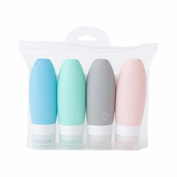 Frascos para Viagem Dunya 90ml 4 unidades