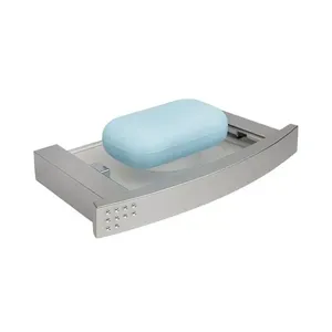 Saboneteira Porta Sabonete Box Parede Vidro Inox Banheiro