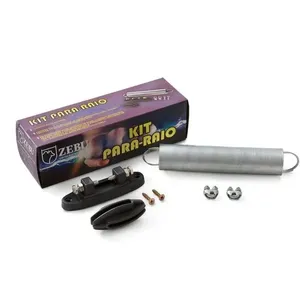 Kit Para-Raio para Cercas Elétricas e Eletrificadores KP-R 61-2 Proteção Contra Descargas Preto Zebu Kit Para-Raio KP-R 61-2 para Cercas Elétricas e Eletrificadores Preto Zebu