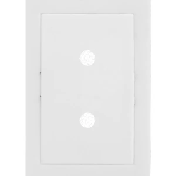 Placa Branca com 2 Furos + Suporte - EK-30000/50 - EKRON
