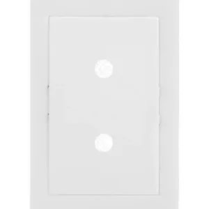 Placa Branca com 2 Furos + Suporte - EK-30000/50 - EKRON