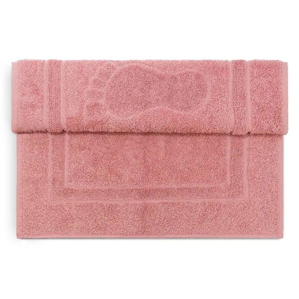 Toalha de Piso Pegada Camesa Rose
