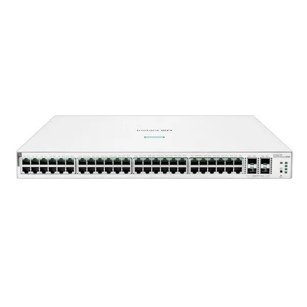Switch de Rede Aruba Instant On 1930 48 Portas Rj-45 10-100-1000 Poe Classe 4 Sfp+ 1-10gbe JL686B HPE Switch de Rede Aruba Instant On 1930 48 Portas Rj-45 Poe 4 Sfp+ 1-10gbe JL686B HPE