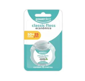 Fio Dental PowerDent Classic Floss 50m+25m
