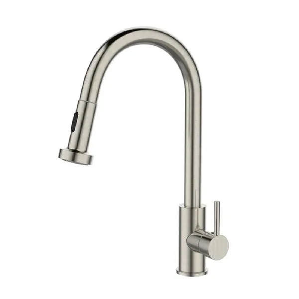 Monocomando Gourmet Cozinha Extensível Bica Alta Aço Escovado - 7908745803487 - ECONOMETAL