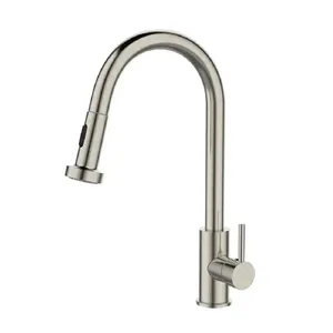 Monocomando Gourmet Cozinha Extensível Bica Alta Aço Escovado - 7908745803487 - ECONOMETAL