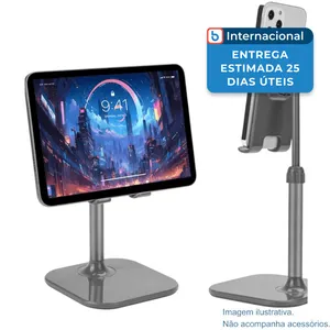 Suporte de Mesa para Celular Doboli Cinza A-MBI