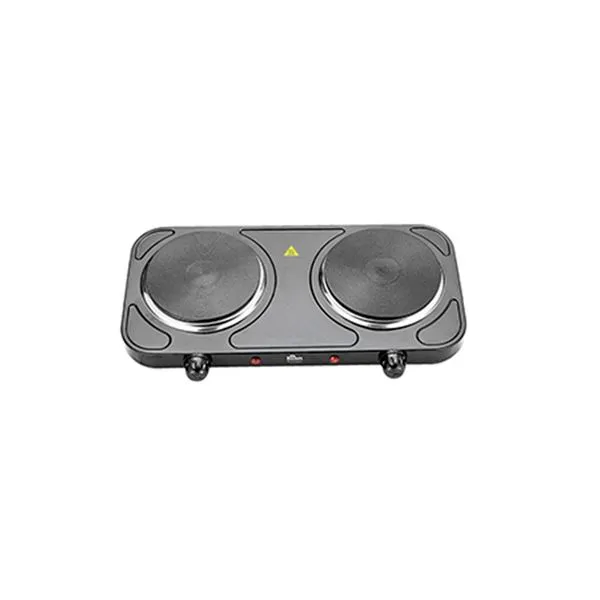 Fogão Elétrico 2 Bocas Preto 2000W 220V 26607 - Kian