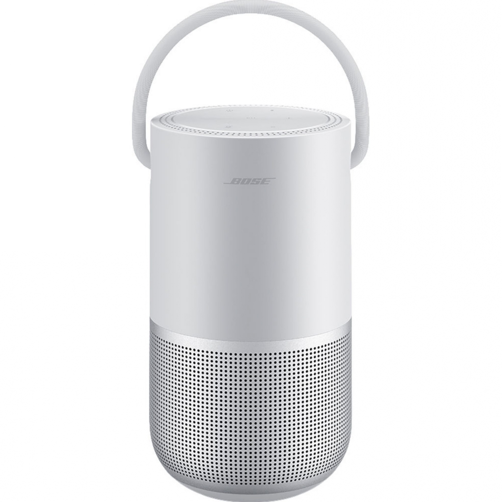 Bose Portable Smart Speaker Alto-falante portátil inteligente com Wi-Fi integrado, Bluetooth, Google Assistant e Alexa Voice Control - Luxe Silver